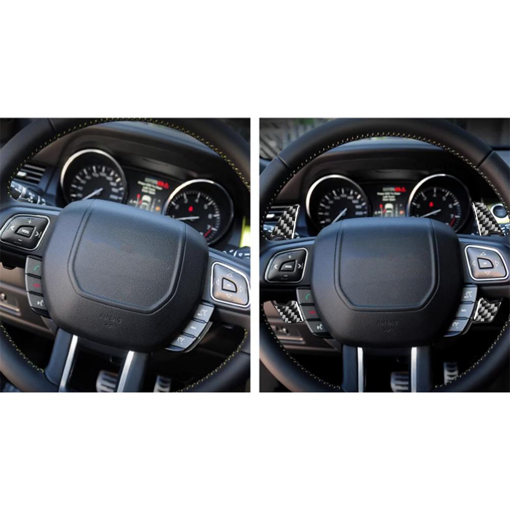 Ozdoba pádel řazení na volantu z uhlíkových vláken pro Land Range Rover Discovery 4