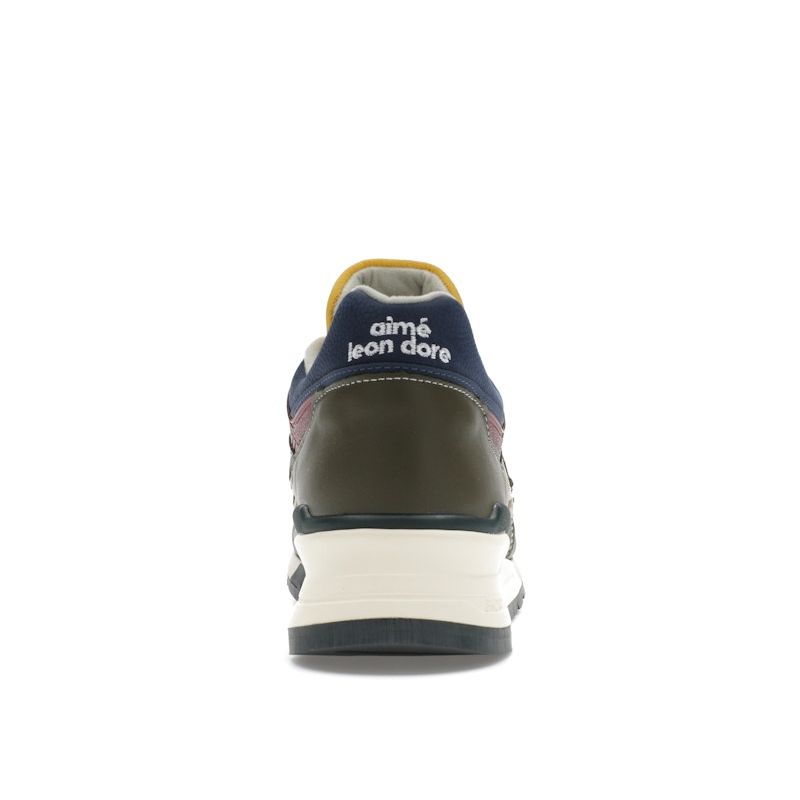 Aimé Leon Dore X New Balance 997 Made In USA Dark Moss Angora Men Sneakers Green U997AIM