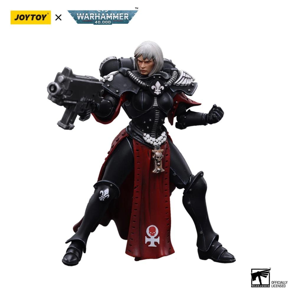 JOYTOY Warhammer 1/18 Figuras de Acción Adepta Sororitas Hermana de Batalla Hermana Noyalle Superior Kassia Jurel Ludwenna