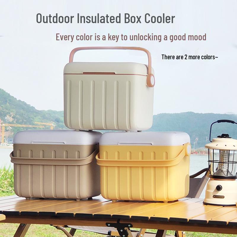 6L Outdoor Insulated Cooler Box for Camping, Breast Milk, Ice Cubes, Dragon Boat & Mid-Autumn Festivals, Zongzi, Seafood, New Year Gifts