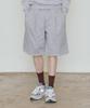 Singkeolupeu Minimal Pintuck Sweat Shorts Pants - Gray
