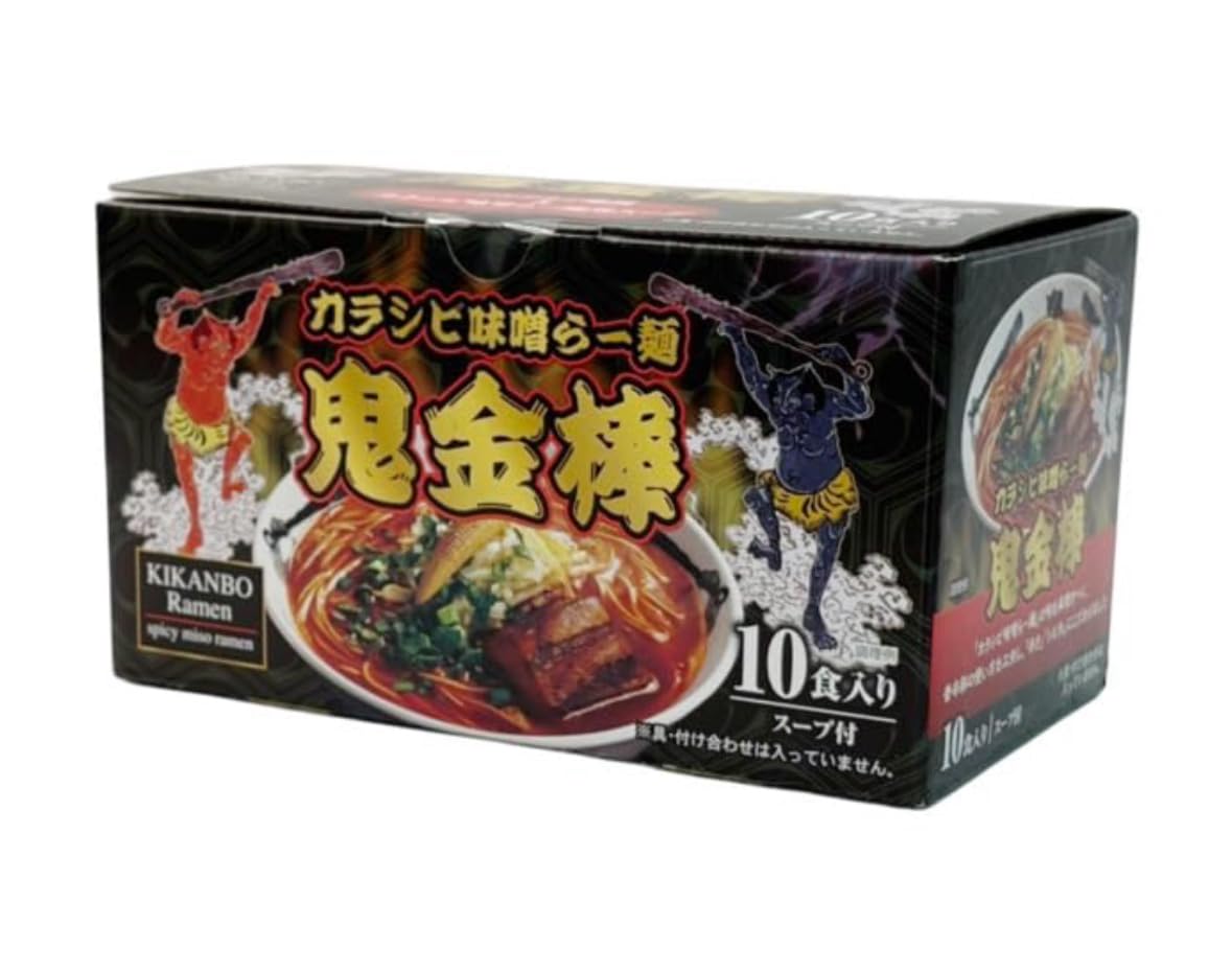 

Oni Kanbou Karashibi Miso Ramen with soup, 10 servings, 1380g, Costco
