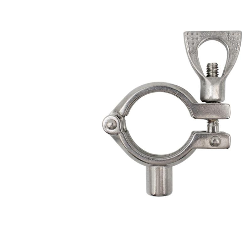 5/8" 15.8 Welding 12.7 19 25 32 38 -152mm 1/2"-6" Tube 304 Stainles Sanitary Clamp Clip Holder Pipe Bracket Support Homebrew