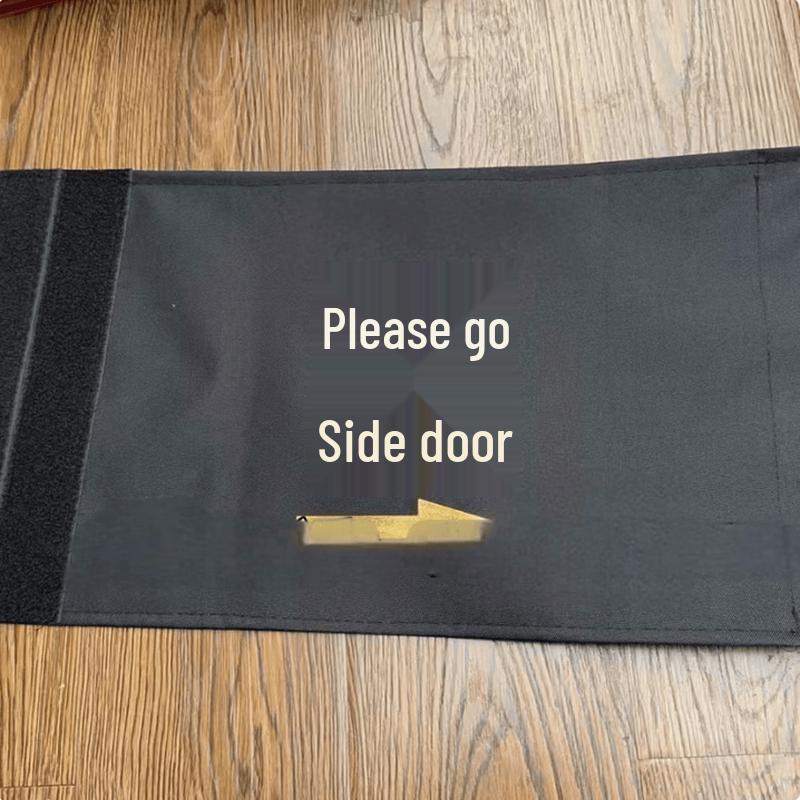 Gold-Stamped Plastic Door Handle Cover