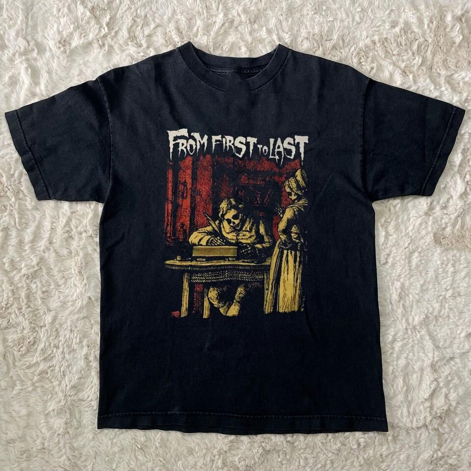 NEW From First To Last Band Short Sleeve Black All Size Shirt AR322 L
