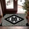 1PC Green Black Borussia Rug Game Carpet, Floor Mat for Bedroom Living Room Entryway Rug, Home Decor Idea Gift for Christmas birthday
