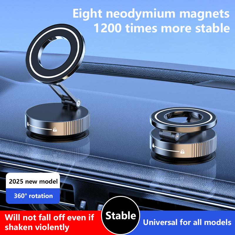 Xiaomi Super Strong Magnetic Phone Holder Foldable Design 360° Adjustable Vacuum Car Mount For Car Desk Bathroom Phone Holder