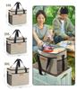 FTBOL Compact Cooler Box with Powerful Cooling Power Camping Large Foldable Cooler with Cooler Bag for Club Easy to Carry by Hand or Over the Perfect