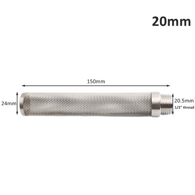 Filtro Corpo Intero in Acciaio Inossidabile 304 da 20~63mm Raccordo Filtro Tubo Acqua per Irrigazione Giardino Filtro Serbatoio Acqua Acquario Filtro Pompa Acqua