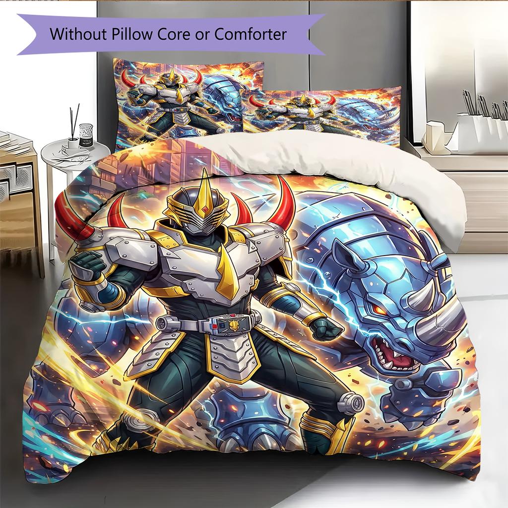 Rider RyukiPattern Bedding Quilt Set Home Decoration Gift (1 * duvet cover + 2 * pillowcase without core)