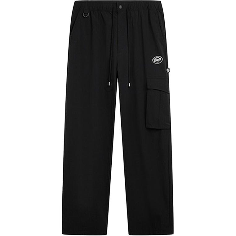 

Li Ning Sport Простые брюки прямого кроя свободного покроя Удобные Универсальные Повседневные Мужские брюки AYKV539-2 M