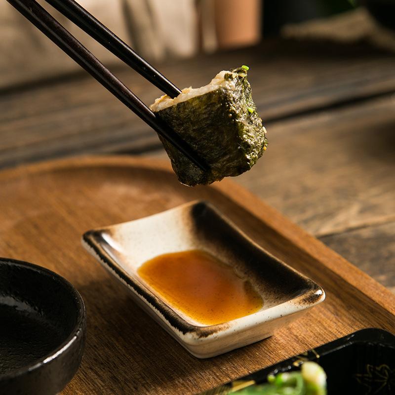Flavoring Dishes Household Ceramic Dishes Soy Sauce Dishes Vinegar Dishes Dipping Dishes Tableware Cute Creative Dishes Special-shaped