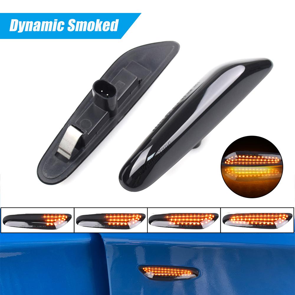 Upgrade Dynamic LED Fender Light Side Marker for BMW 1 3 5 Serie E46 E60 E61 E81 E82 E87 E88 E90 E91 E92 E93 X1 E84 X3 E83 X5