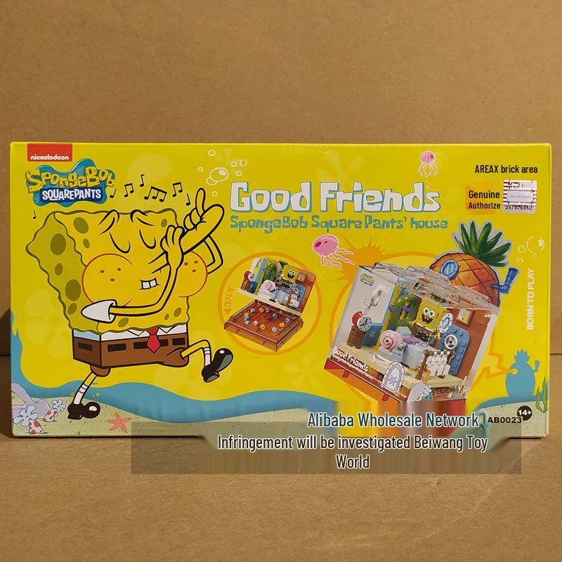 

Губка Боб Красти Краб Конструктор Игрушка для Детей - Сборная Фигурка Подарок на День Рождения