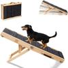 Adjustable Pet Ramp Solid Wood Carpet Handle Ramp Hot Small Dog Ramp  for Bed Couch Sofa & Car