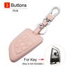 Leather Car Key Case For Bmw 1 2 3 4 5 6 7 Series Gt3 Gt5 M5 M6 X1 X2 X3 X4 X5 X6 3 Buttons Smart Remote Control Protector Cover