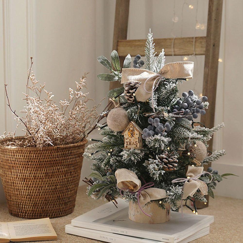 45cm DIY Christmas Tree Kit Artificial Pine Desktop Christmas Tree  Desktop Ornament