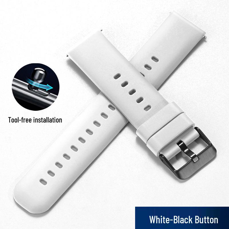 Curea de ceas sport din silicon cu eliberare rapidă - Impermeabilă, Universală, Compatibilă cu toate seriile de smartwatch pentru bărbați și femei