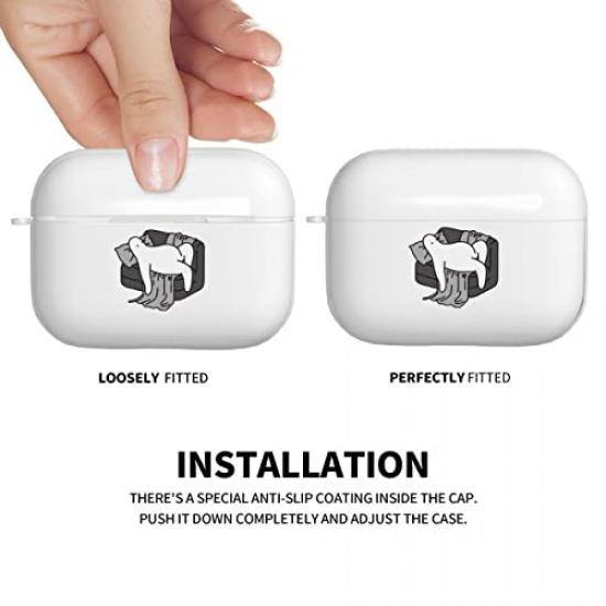 AirPods 4 Case Airpods 4th Generation Case Cover Charging Case Full Protection Lightweight Shockproof Keychain Clip Included Simple Stylish Cute