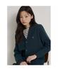 Binpolmen [Essential] Unisex Cotton Barrel B Cardigan Green