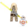 MOC Militärsoldaten Mini Anime Action-Figuren Waffen Roboter Mecha Bausteine Ziegel DIY Spielzeug für Kinder Geschenk