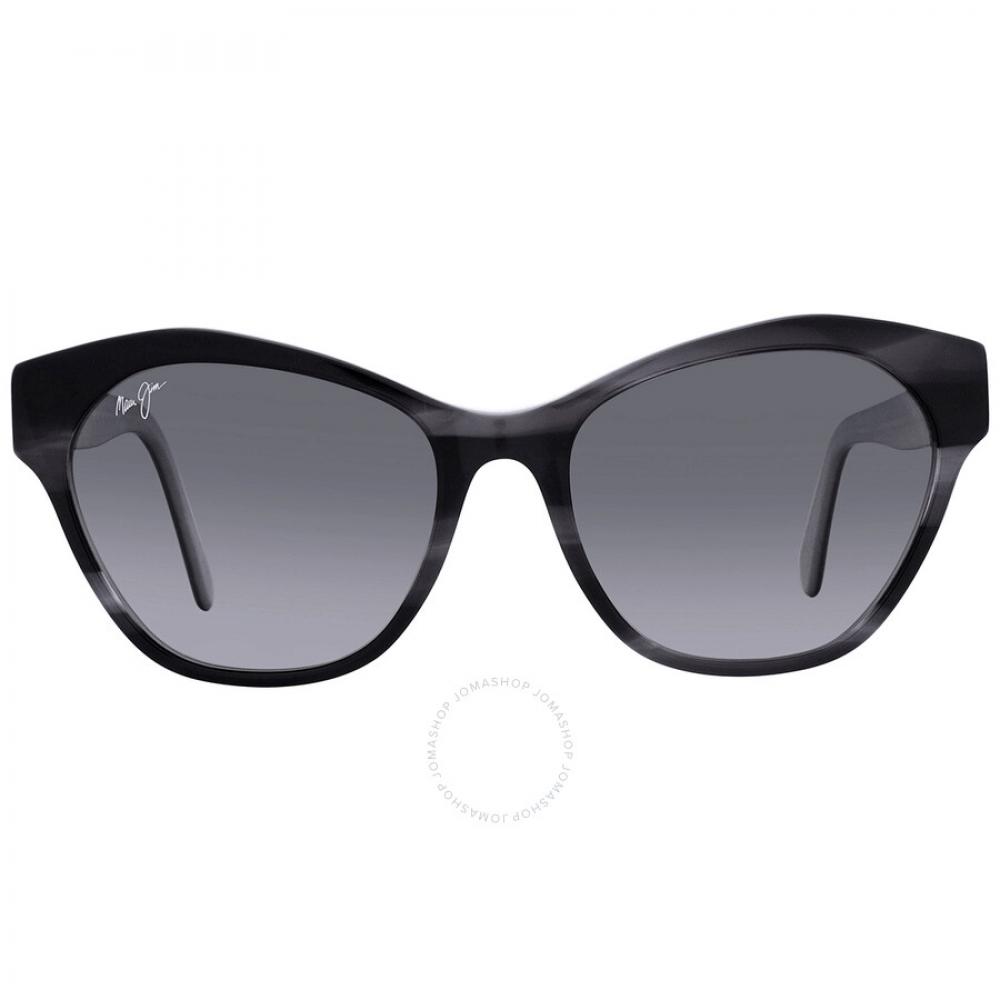 

Maui Jim Kila Neutral Grey Browline Ladies Sunglasses Gs819 02a 54