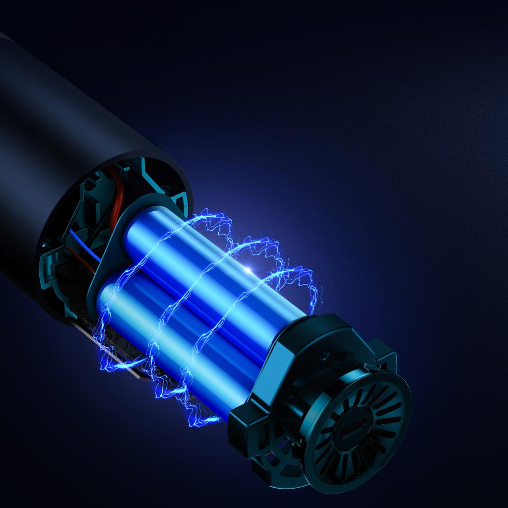 Baseus A5 16 kPa Hochleistungs-Akku-Autostaubsauger – elegantes schwarzes Design