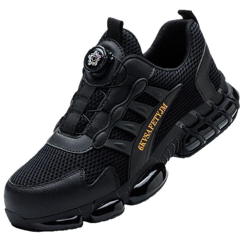 Breathable Steel Toe Safety Shoes with Rotary Buckle 37