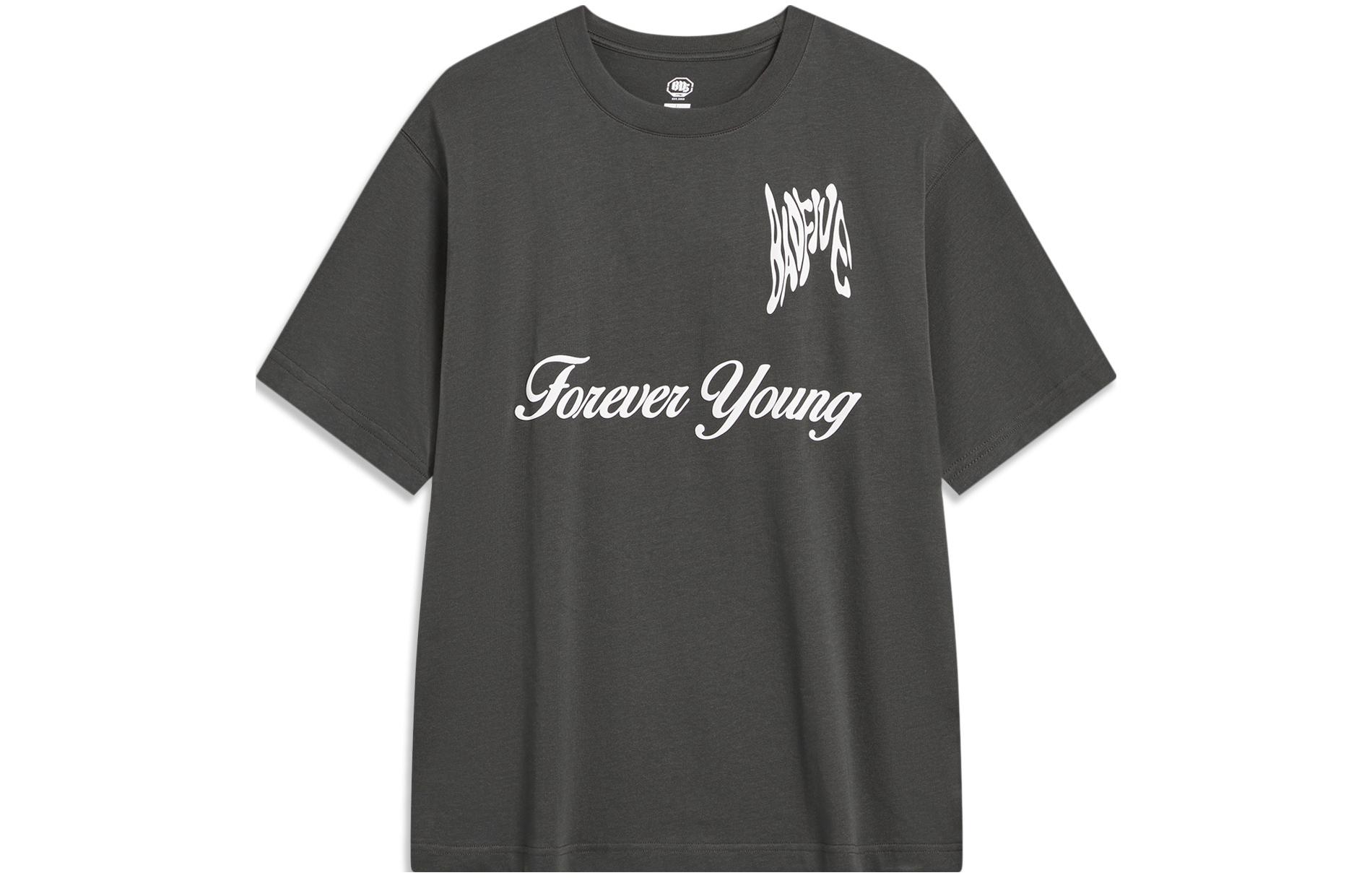 Li Ning Badfive T Shirt Unisex Raven AHST917-2 S