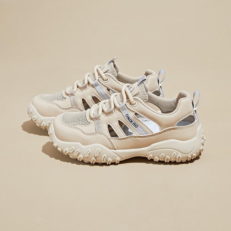 

Новая корейская женская обувь для увеличения роста - Дышащая сетка, трендовая спортивная повседневная, легкая, удобная обувь для ходьбы 35 хаки