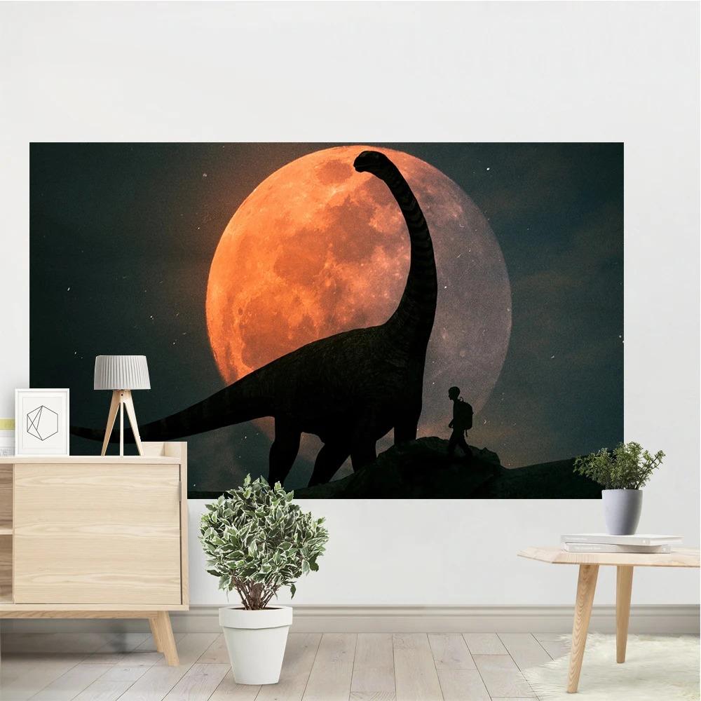 Парк динозавров Динозавр Гобелен Спальня Гостиная Гобелен Домашнее украшение стены — фото 8