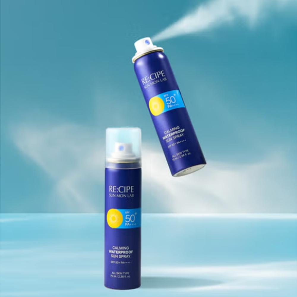recipe sunmonlab Calming Waterproof Sun Spray 70ml