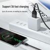 3A Fast Charging 540-Degree Rotating Magnetic USB Cable, Three-in-One Bendable Design