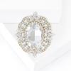 Luxury Crystal Glass Brooches for Women Rhinestone Pins Necklace Keychain Event Party New Gifts Jewelry Decoration Accessories