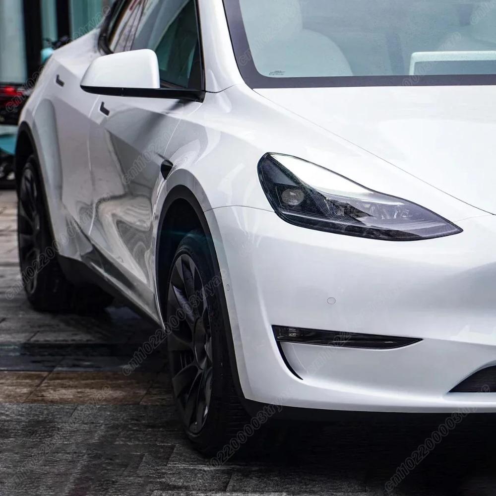Für Tesla Model Y 2020 2021 2022 2023 2024 Vordere und Hintere Radlauf Kratzschutz Kotflügel Dekorative Schutzabdeckung Zubehör