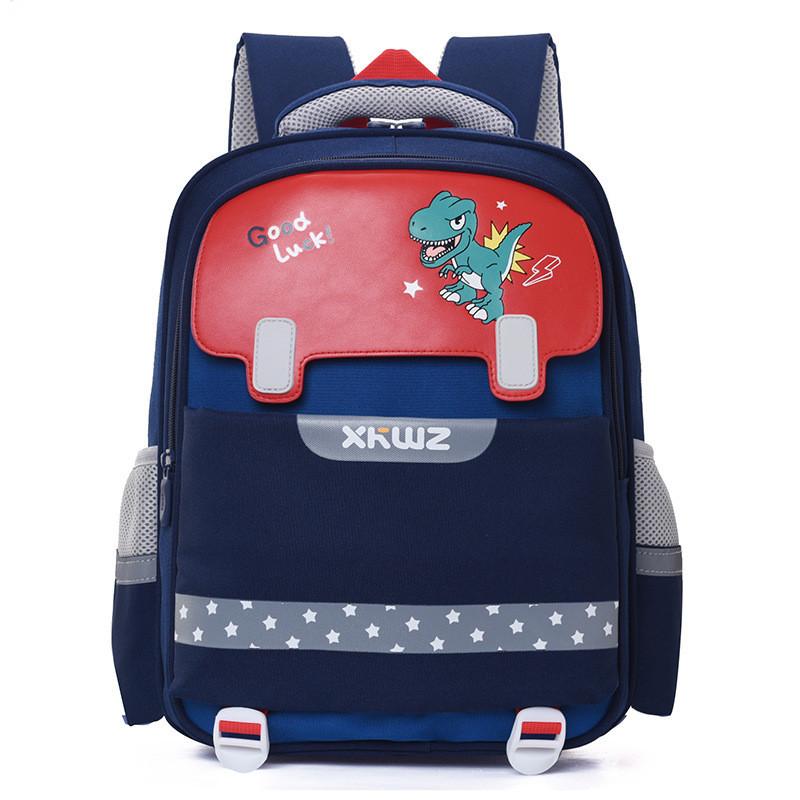 Lightweight Anti-pressure Backpack With Arched Straps For Young Children синий