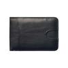 Sewn Large Capacity Thin Leather Wallet PVC Solid Color Retro Money Bag Anti-lost Classic Men Coin Purse Gift