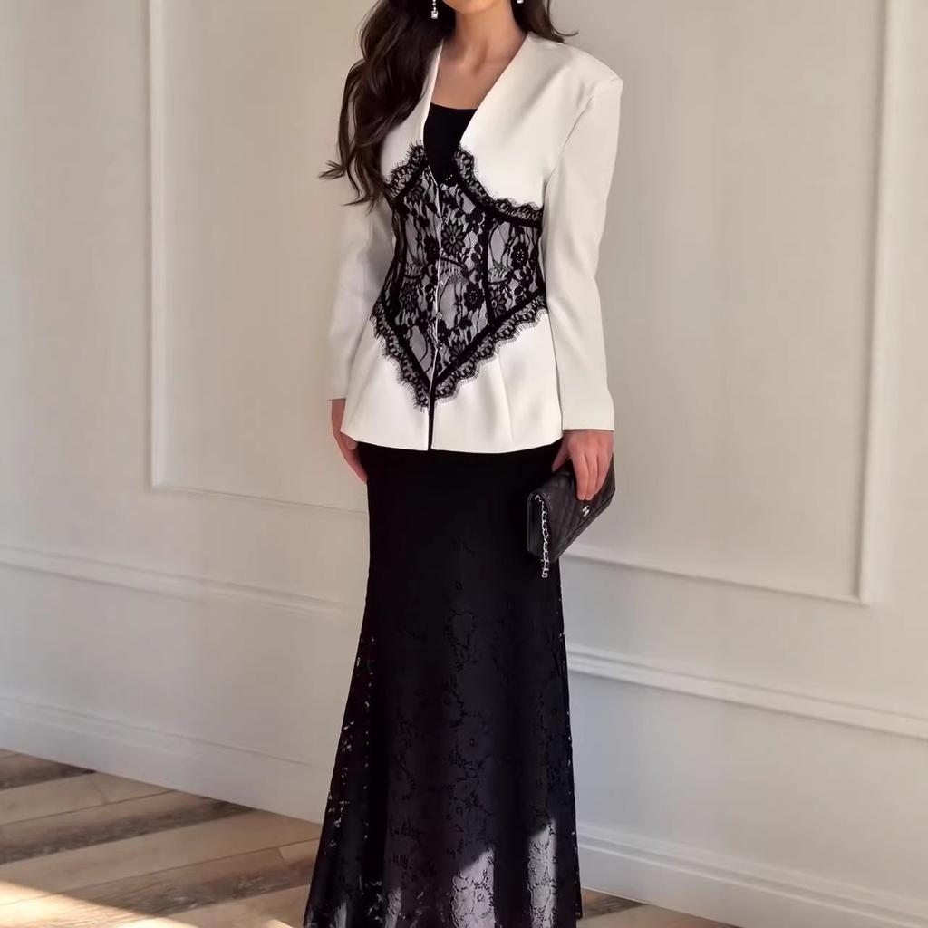 Cross-border European and American women's clothing Amazon sexy new casual V-neck long-sleeved top fashion hip-wrapped dress