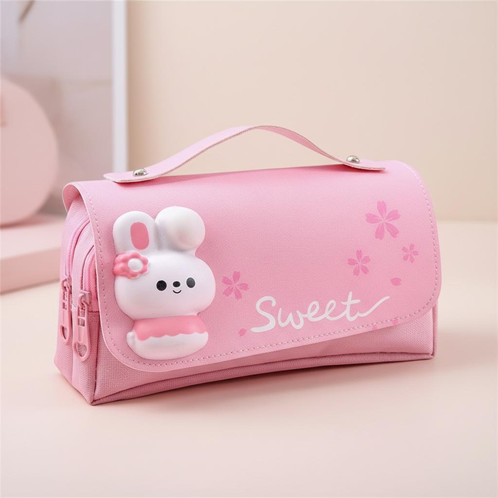 Pencil Pouch With Stress Relief Toys For Students And Office Workers Large Capacity Waterproof Organizer Bag