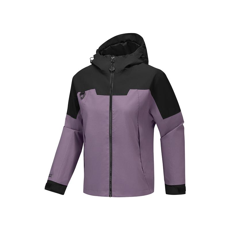 Skechers Outdoor Series Hooded Comfortable Casual Zipper Waterproof Breathable Jacket Women jackets P325W122-0018 M