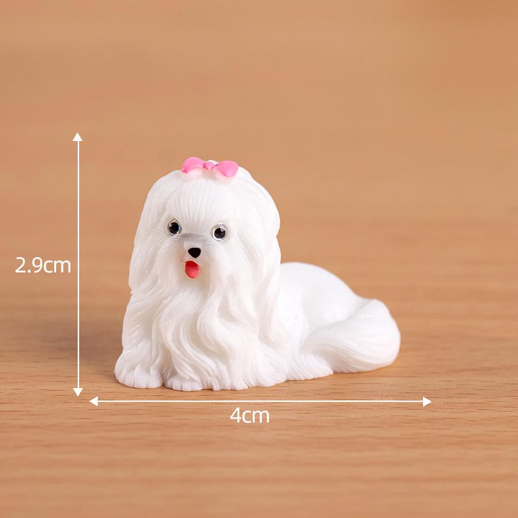 Landscape Cute Micro Cartoon Dog Animal Model Decoration Car Decoration Desktop