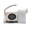for Pi 5 Cooler Replacement Aluminium Alloy Temperature Controlled PWM Speed Control Cooling Fan for Pi 5 4GB 8GB