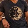 Yin Yang Husky Pit Bull Shirt, Husky Pit Bull T-Shirt, Zen Dog Graphic Tee, Vintage Dog Shirt