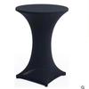 Stretch Cocktail Table Cover, High Round Bar Tablecloth, Banquet Table Cover