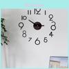Modern Diy Number Wall Clock 3d Mirror Sticker For Versatile Home Decor Design
