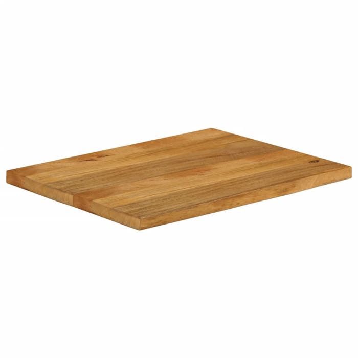 VidaXL Dessus de table à bord vivant 80x60x2,5 cm bois massif manguier 370548