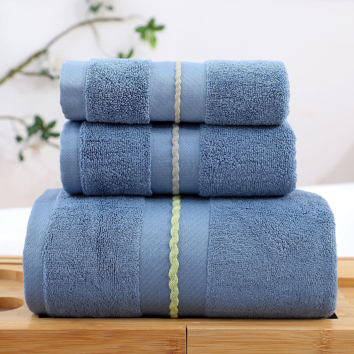 

Bamboo Fiber Thick Bath Towel - Water Absorbent, Shed-Resistant, Perfect Adult Gift, Large Size 70x140 cm шифер серый