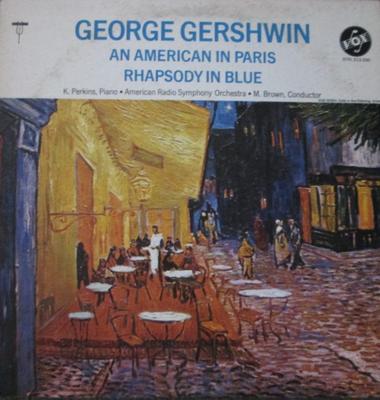 LP Record GEORGE GERSHWIN / MALCOLM BROWN, KE - An American In Paris; Rhapsody In B STPL513030 Vox Productions 1961 Non Japan Classical Used