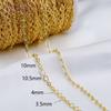Wholesale 14K Gold Plated Brass Metal Loose Chains Bulk Chains For Jewelry Making,DIY Handmade Jewellery Making Supplies