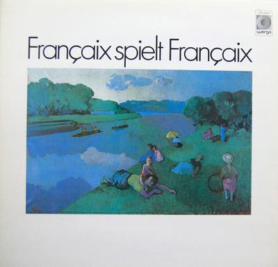 LP Record JEAN FRANÇAIX - Françaix Spielt Françaix WER60087 Wergo 1982 Germany Classical Used